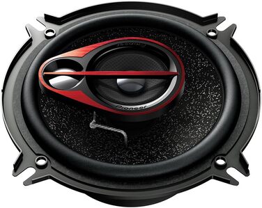 Автомобільна коаксіальна акустика Pioneer TS-R1350S 13 см, 3-смугові динаміки, 2 шт, 250 Вт, IMPP мембрана, монтажна глибина 47 мм, з решіткою
