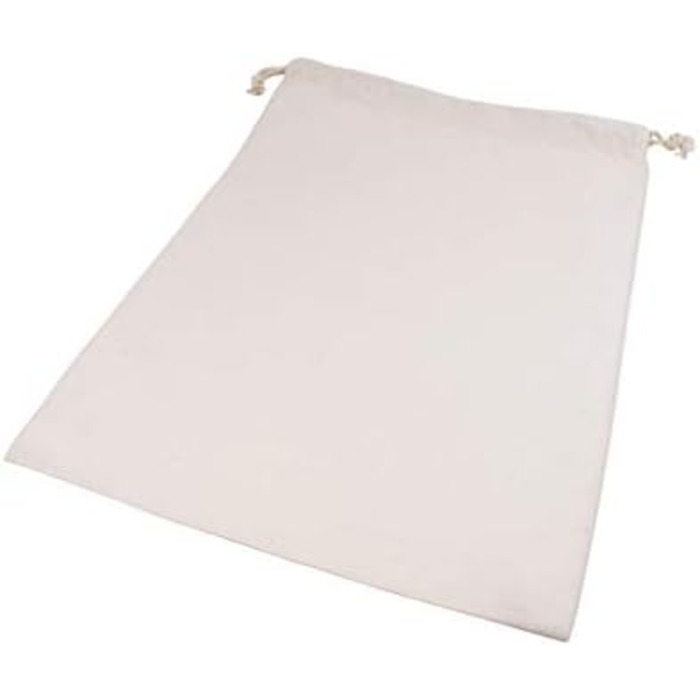 Large Cotton Bag - 40x50 cm | Sustainable drawstring bag for storage, customization & as a gym bag | Zero Waste solution