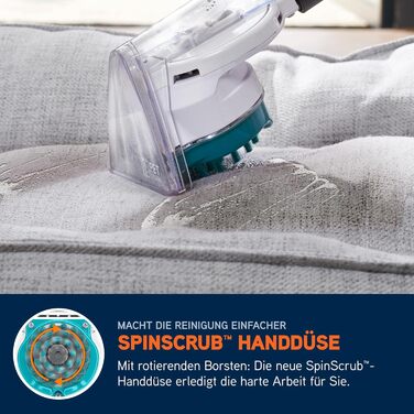 Vax SpotWash Max Pet Edition: потужний мийник для килимів та м'яких меблів з технологією SpinScrub, 2,8л XL-резервуар, глибоке очищення для дому та тварин