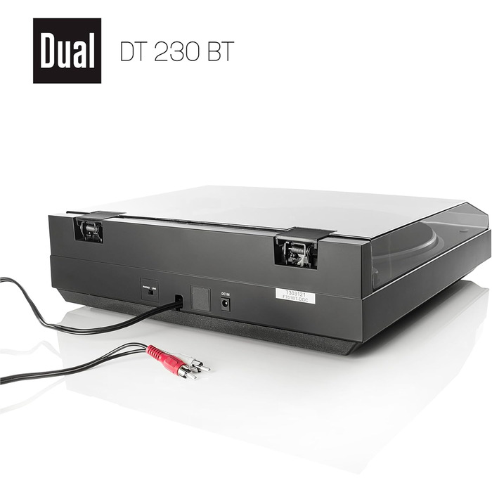 Програвач вінілу Dual DT 230 BT Bluetooth з автостопом та вбудованим фонокоректором