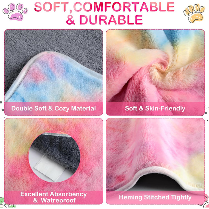 М'яка ковдра для морських свинок Namalu: водонепроникна, флісова, 60x40 см