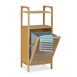 Relaxdays Bamboo Hamper with Laundry Basket