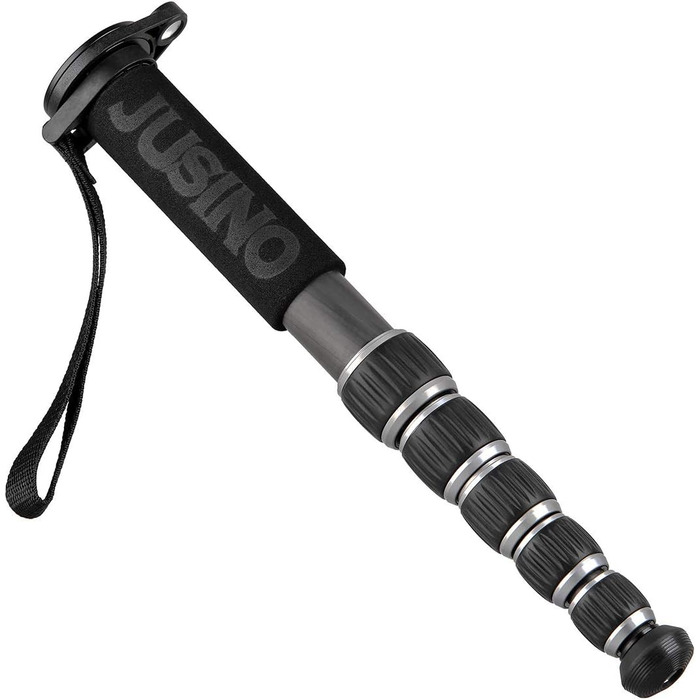 Монопод JUSINO MP-326C з карбону, 6 сегментів, до 140 см, вантажопідйомність 10 кг