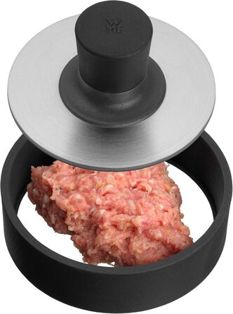 Прес для бургерів WMF BBQ з нержавіючої сталі 12,5 см – форма для котлет, для гамбургерів, чизбургерів, овочевих бургерів