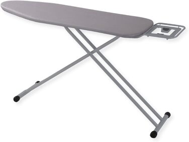 Прасувальна дошка SensaHome – складана, 120x38 см, з підставкою для праски, квітковий принт (світло-сірий)