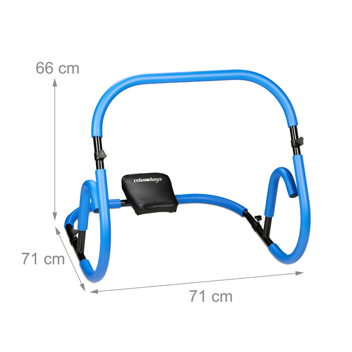 Relaxdays Ab Roller - Blue