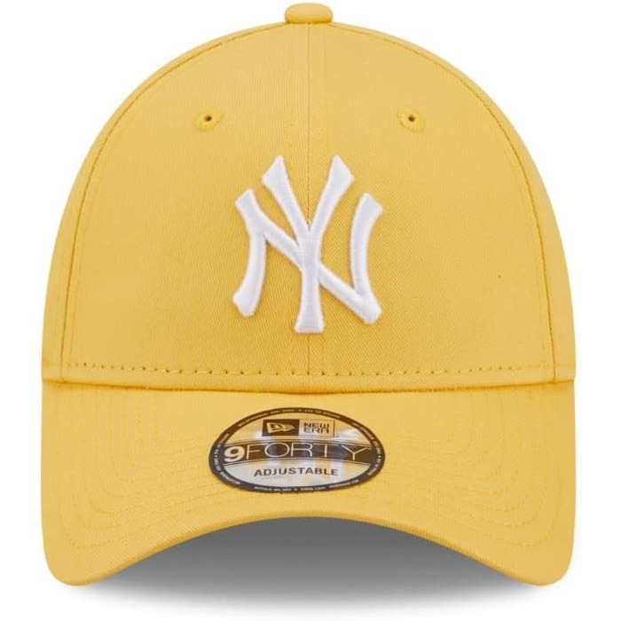 Кепка New Era New York Yankees MLB League Essential жовтого кольору, регульована, 9Forty, універсальний розмір