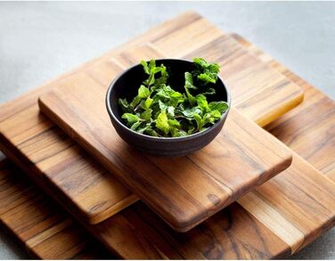 Teak Haus Cutting Board 35x24x1.4cm, Wood, Brown, 35 x 24 x 1.4 cm 35 x 24 x 1.4 cm Brown
