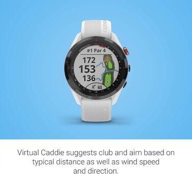 Розумний годинник Garmin Approach S62 для гольфу, білий
