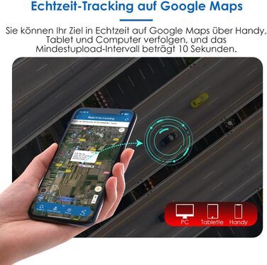 GPS-трекер TKMARS для авто без абонплати, 90 днів автономної роботи, оновлення позиції кожні 5 секунд, потужний магніт, водонепроникний, безкоштовний додаток, 5000 мА·год (TK903 4G 1500 мА·год)
