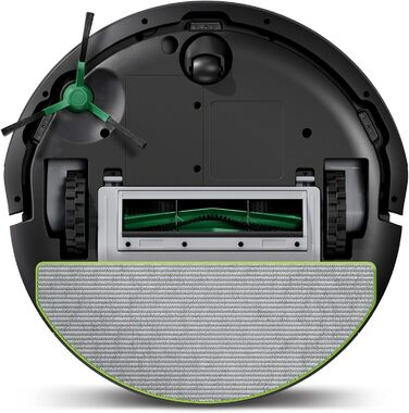 iRobot Roomba 105 Combo + AutoEmpty Dock: Робот-пилосос з автопорожненням, функція миття, LiDAR, 7000Pa, 120 хв, App, Чорний