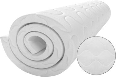POKAR Mattress Topper, Mattress Topper, Mattress Pad, Mattress Protector for Mattress, Washable and Suitable for Allergy Sufferers, 140 x 190 cm