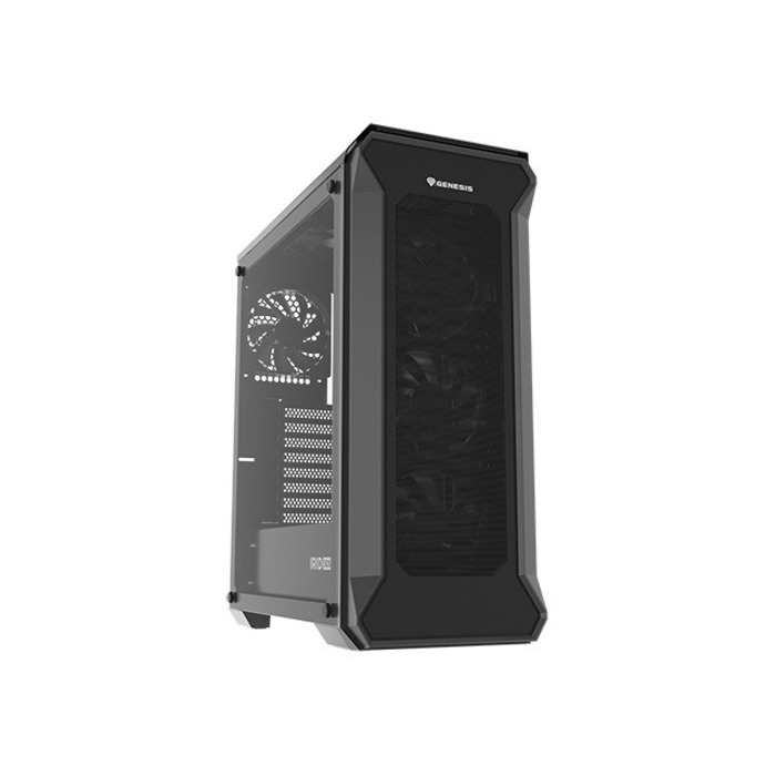 Корпус для ПК Genesis Irid 505F Midi Tower з вікном, чорний