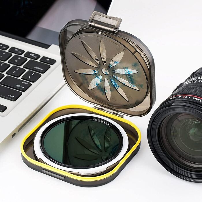 Фільтр ND64 JJC Graufilter, 77 мм, ультратонкий, багатошарове покриття, HD, оптичне скло, для професійної фотографії