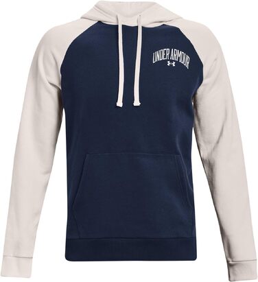 Чоловічий худі Under Armour Rival Wordmark Colorblock Academy/Onyx White, розмір L