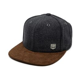 Кепка бейсболка Hand und Feuer Snapback унісекс сіра графіт XL