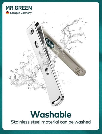 Набір для манікюру Mr. Green: 3 шт. кусачки для нігтів, пінцет, Solingen сталь, шкіряний етикет, преміум якість