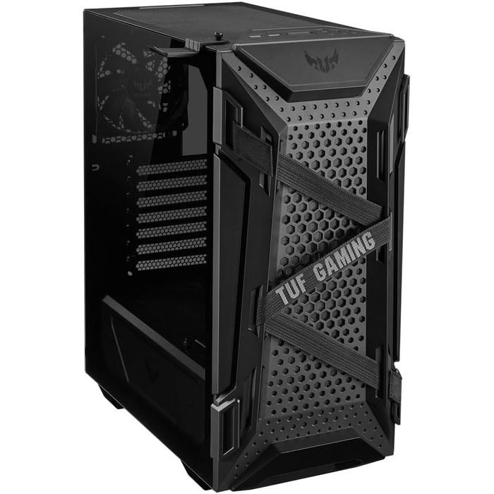 Корпус ПК ASUS TUF Gaming GT301: Mid-Tower, скло, RGB, Aura Sync, чорний