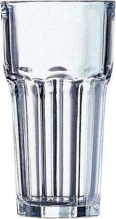 Arcoroc ARC J2598 Granity Long Drink Glass, 650ml, Glass, transparent, 6 pieces
