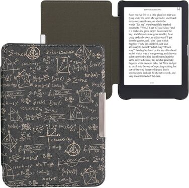 Чохол-книжка kwmobile для Tolino Shine 3 - яскравий чохол для eReader, блакитний, жовтий, зелений (комбінація зелено-жовтий)