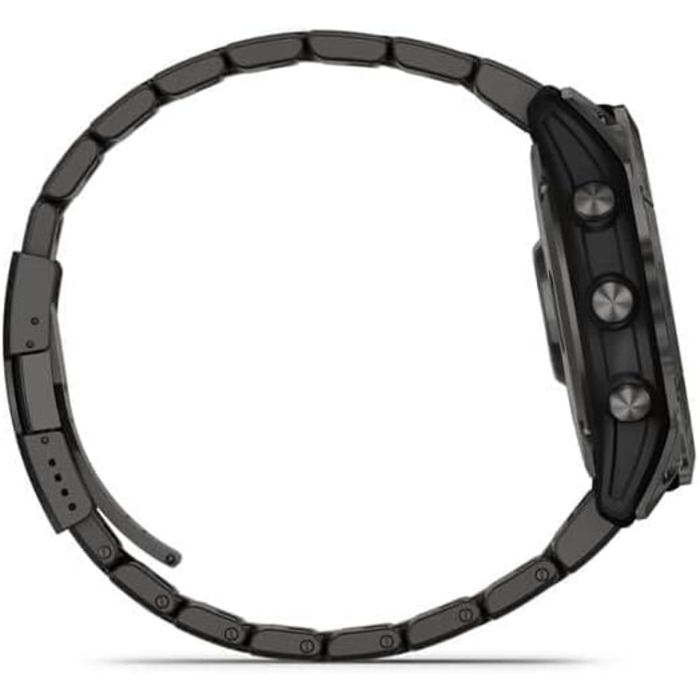 Garmin Fenix 7X Sapphire Solar з титановим браслетом, сірий/сірий колір