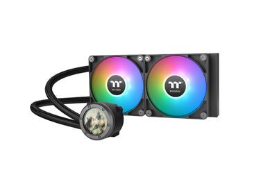 Система водяного охолодження Thermaltake TH360 V2 Sync AIO з LCD 2.1' (480x480), 3x 120mm ARGB вентилятори, сумісна з Intel LGA1851/1700 та AMD AM5/AM4, чорний колір