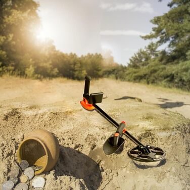 Металдетектор VEVOR Profi: професійний прилад для пошуку металу з котушкою 30 см, 7 режимів, водонепроникність IP68 (до 3 м), пошук золота, регульована ручка, Bluetooth-гарнітура, точне визначення місця розташування (15,2 см)