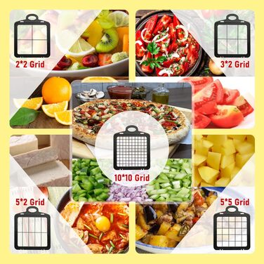 Мультиінструмент для овочів Nu Desire 26-в-1: слайсер, тертка, кубик-різак, спіралізатор, для овочів, фруктів, моркви, цибулі