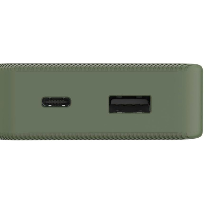 Powerbank Hama Colour 10 10000mAh: зелений, USB-C, USB-A, LED дисплей, портативний зарядний пристрій