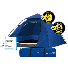 Lumaland Outdoor Pop-Up Dome Tent - 2-3 Person Tent