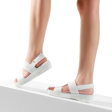 Жіночі сандалі Dream Pairs для туризму, білі, з м'якою устілкою та низьким каблуком (38 EU)