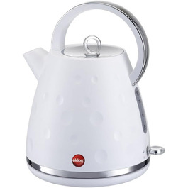 Електричний чайник Eldom C245SB, 1.7 л, 2000W, білий, з поворотним підставою
