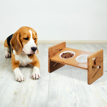 Relaxdays Adjustable Dog Feeder