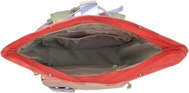 Дитячий рюкзак LÄSSIG з нагрудним ремінцем, 12 літрів, водонепроникний, Rolltop, зелено-блакитний