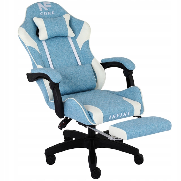 Ігрове крісло Infini Core Light Blue/White