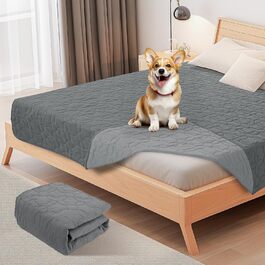 Водонепроникний плед для собак Pick For Life: захист дивану, ліжка та авто. Плед для великих та маленьких собак та котів (157x208cm)