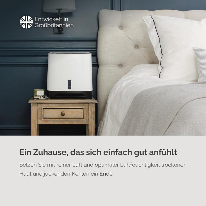 Зволожувач повітря Meaco Armin 300 - для кімнат до 89 м², 4.7 л, для жорсткої та м'якої води