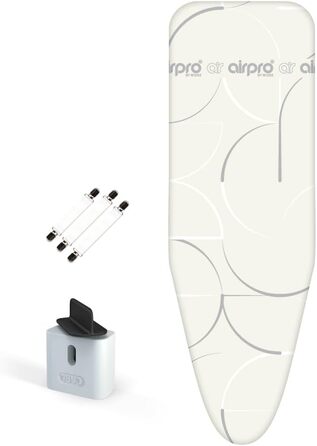 Airpro by Widex 6-Layer Ironing Board Cover for Steam Irons - XL Size, Universal, Max 125x50 cm - No More Water Under the Ironing Board - Irons Up to 50% Faster - Made in Europe Circle Parts XL