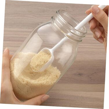 BESTonZON 8 Pcs Stainless Steel Spoon Cooking Salt Spoon Liquid Mixing Stick Liquid Measuring Cup Baby Spoon Long Handle