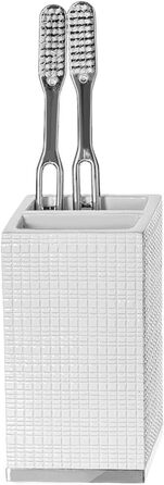 Набір аксесуарів для ванної кімнати Creative Scents Estella – 4 предмети (серебряний цоколь)