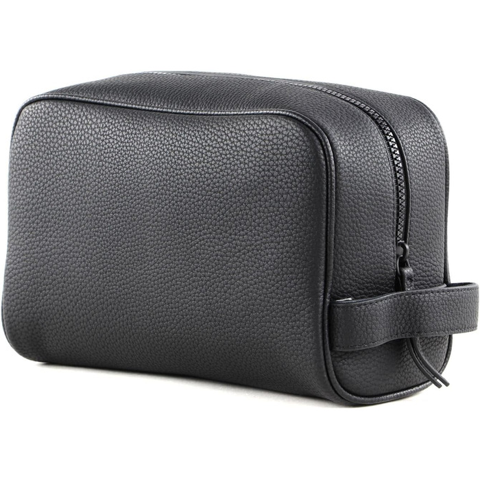 Чоловіча дорожня косметичка Tommy Hilfiger Essential з PU шкіри, чорна