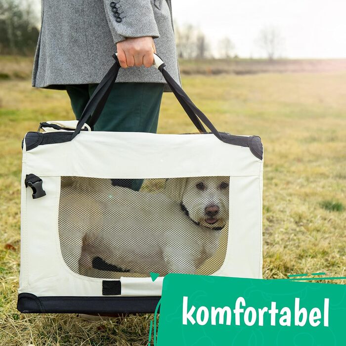 Транспортна переноска для собак та котів PET VIOLET, 62x42x44 см, синій колір