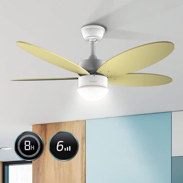 Стельовий вентилятор Cecotec EnergySilence Aero 4260 SunLight 42 дюйми з LED підсвіткою та пультом ДУ