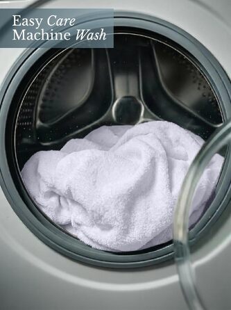 Набір білих банних рушників Utopia Towels, 100% бавовна, 69 x 137 см, 4 шт — м'які та гігроскопічні рушники для душу з петлею для підвішування