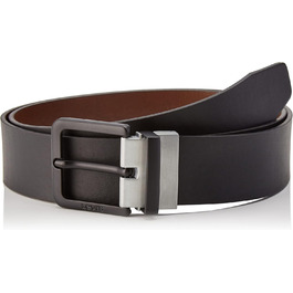 Чоловічий ремінний пояс Levi's Louis, чорний, з можливістю реверсу