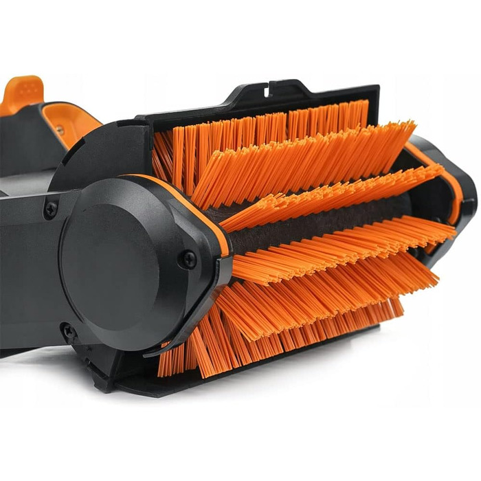 WORX WG441E.9 20V Cordless Multi-Brush - multifunctional surface brush for cleaning stone & wood surfaces & weed removal - integrated water connection - PowerShare compatible - without battery & charger (stiff brush for stone/concrete surfaces)