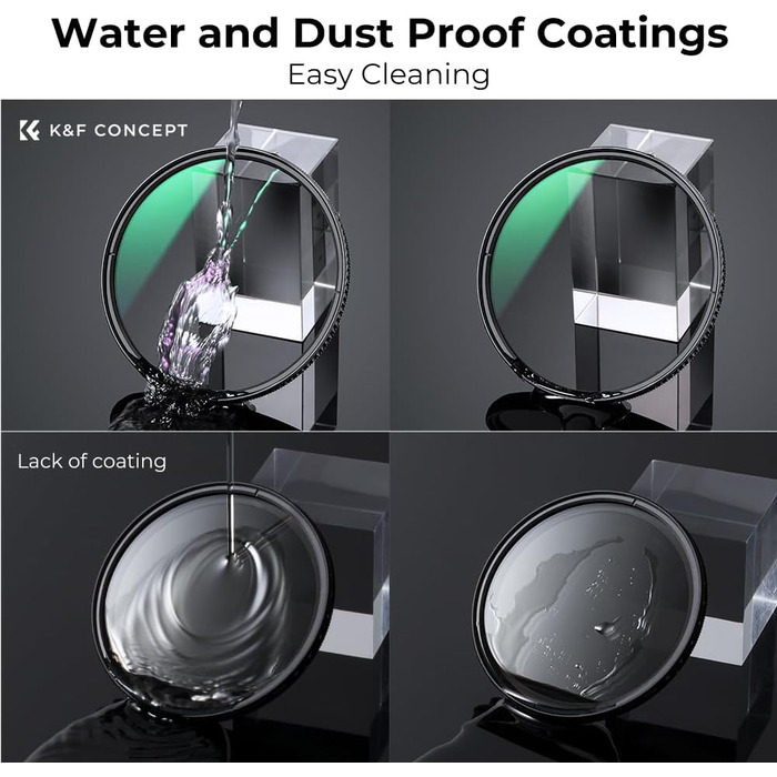 Поляризаційний фільтр K&F Concept Nano X-Serie True Color 82mm CPL - без кольорового відблиску