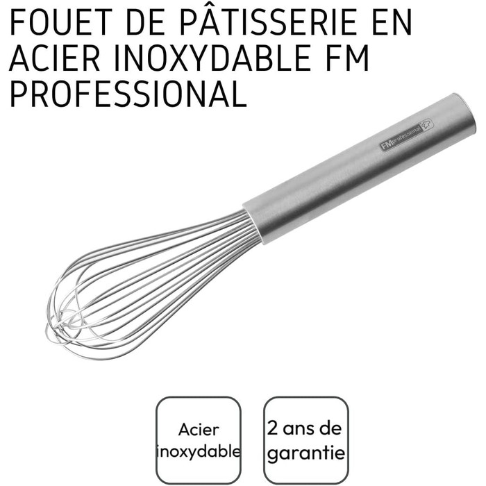 Віночок кухонний FMprofessional 21888, нержавіюча сталь, 35 см, сріблястий (робоча частина 25 см)