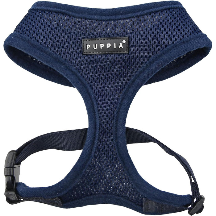 Іграшка для собак Пуппія - м'яка іграшка для малих та середніх собак, різних кольорів, також для цуценят, анти-натяжна, розмір L, колір Navy Blue