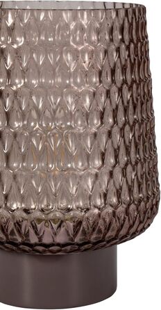 LED мобільна настільна лампа Pauleen 48309 з таймером, сірий колір, ефект мерехтіння, працює від батарейок